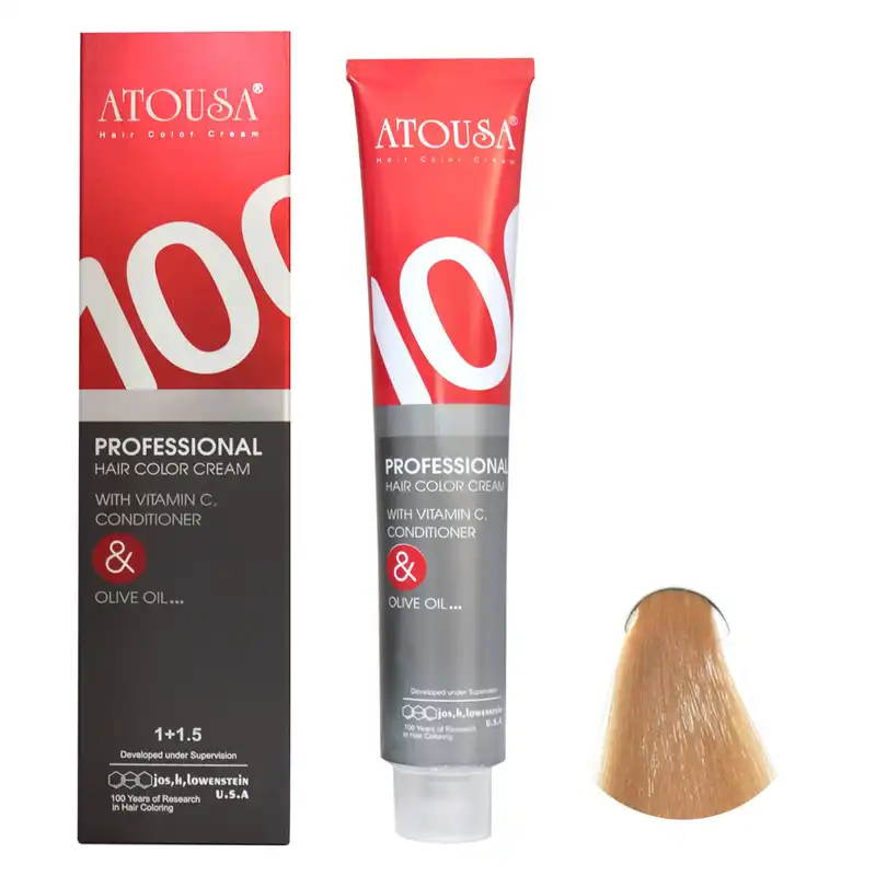 رنگ مو آتوسا شماره 9/31 حجم 100 میلی لیتر رنگ بلوند بژ خیلی روشن