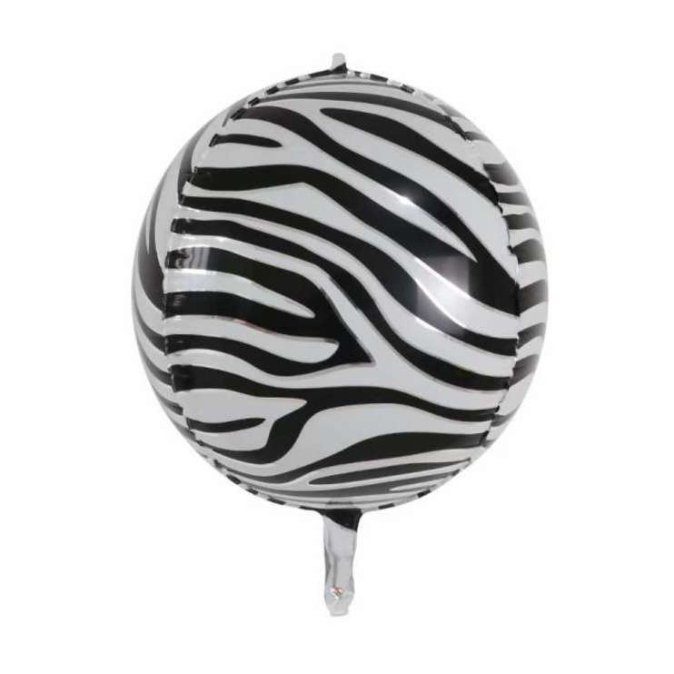 بادکنک فویلی طرح گورخر