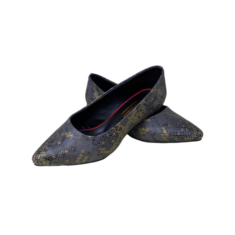 کفش زنانه مدل پیتون رنگ طوسی