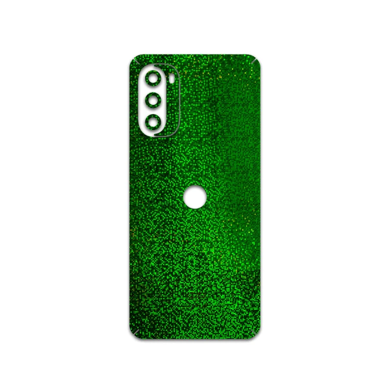 برچسب پوششی ماهوت مدل Green-Holographic مناسب برای گوشی موبایل موتورولا Moto G52