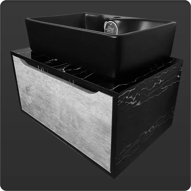 ست کابینت و روشویی مدل Z23 به همراه آینه