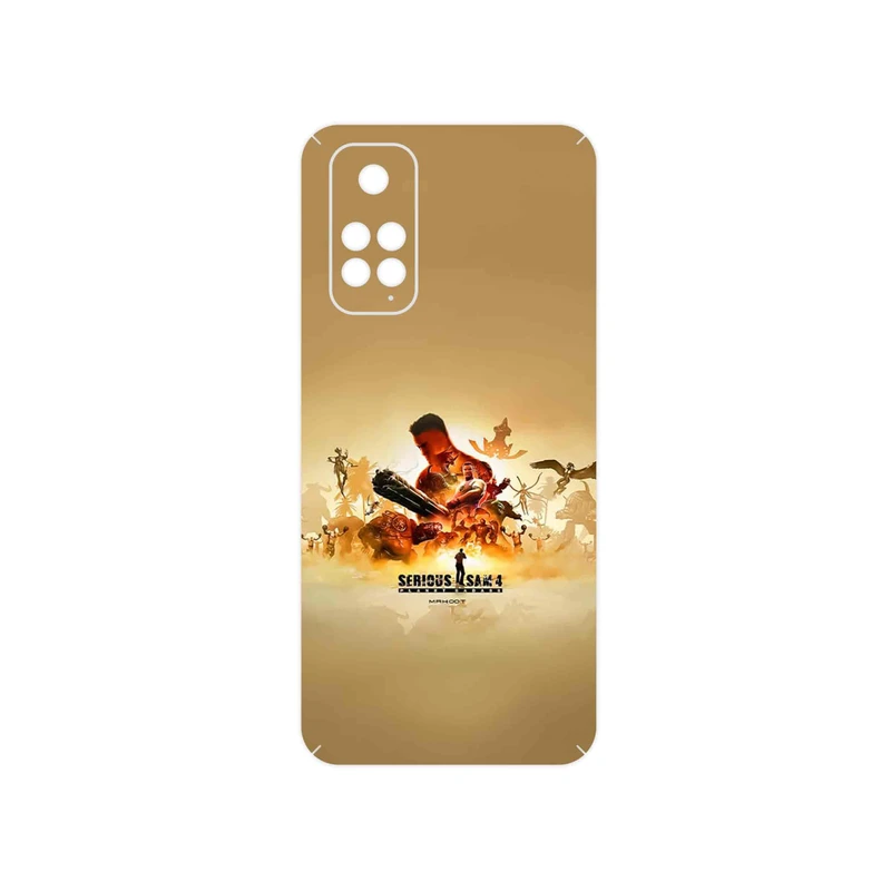 برچسب پوششی ماهوت مدل Serious Sam Game Series مناسب برای گوشی موبایل شیائومی Redmi Note 11