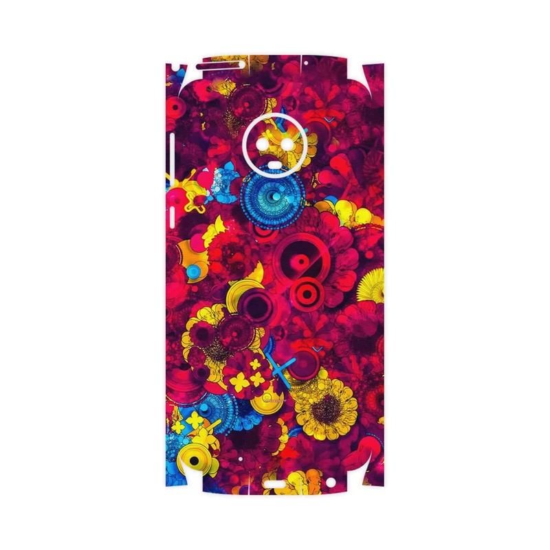 برچسب پوششی ماهوت مدل Vector Flower Garden Digital Art-FullSkin مناسب برای گوشی موبایل موتورولا Moto G6