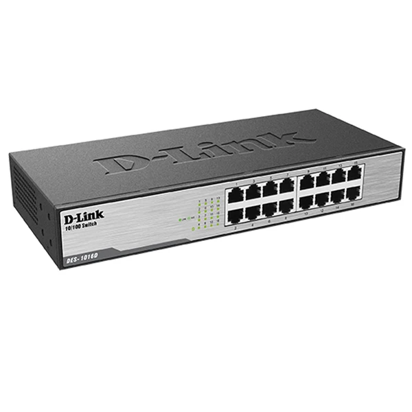 سوییچ 16 پورت غیر مدیریتی و دسکتاپ دی-لینک مدل DES-1016D