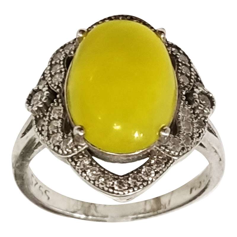 انگشتر نقره زنانه سلین کالا مدل شرف الشمس کد ce-As108