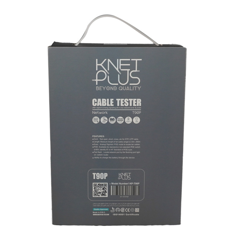 تستر کابل شبکه کی نت پلاس مدل KP-T90P