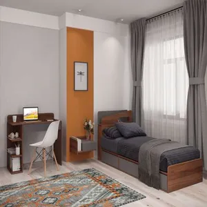 تخت خواب تک نفره مدل dh1373 سایز 90×200 سانتی متر 