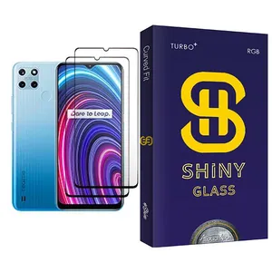 Atouchbo Shiny Glass MIX002 Screen Protector For Realme C25Y Pack Of 2