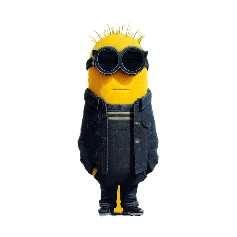 استیکر پارچه و لباس پاد آفرین مدل کارتونی مینیون ها بامزه جذاب کد 1377