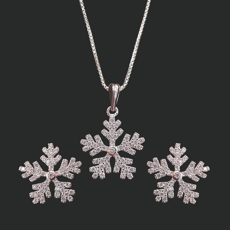 نیم ست نقره زنانه مدل A339 نیم ست نقره زنانه مدل A339