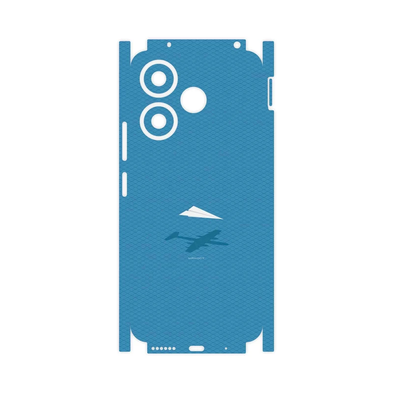 برچسب پوششی ماهوت مدل Minimal Paper Airplane-FullSkin مناسب برای گوشی موبایل شیائومی Redmi 13