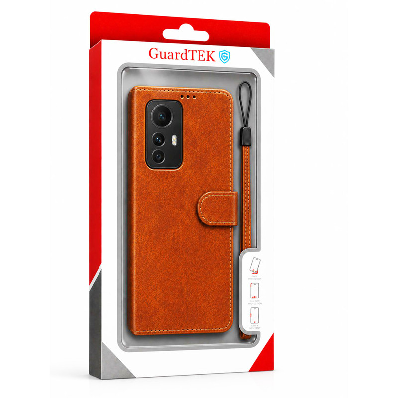 کیف کلاسوری گاردتک مدل Flip cover strap مناسب برای گوشی موبایل شیائومی Redmi Note 12S به همراه بند
