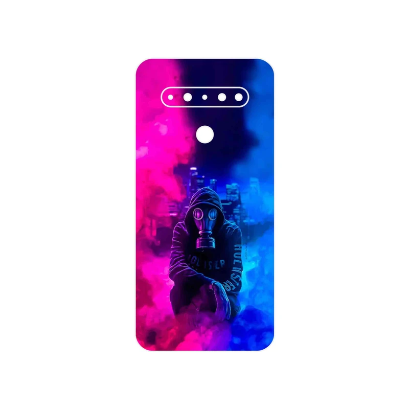 برچسب پوششی ماهوت مدل Smoke Rainbow Digital Art 2 مناسب برای گوشی موبایل ال جی K61