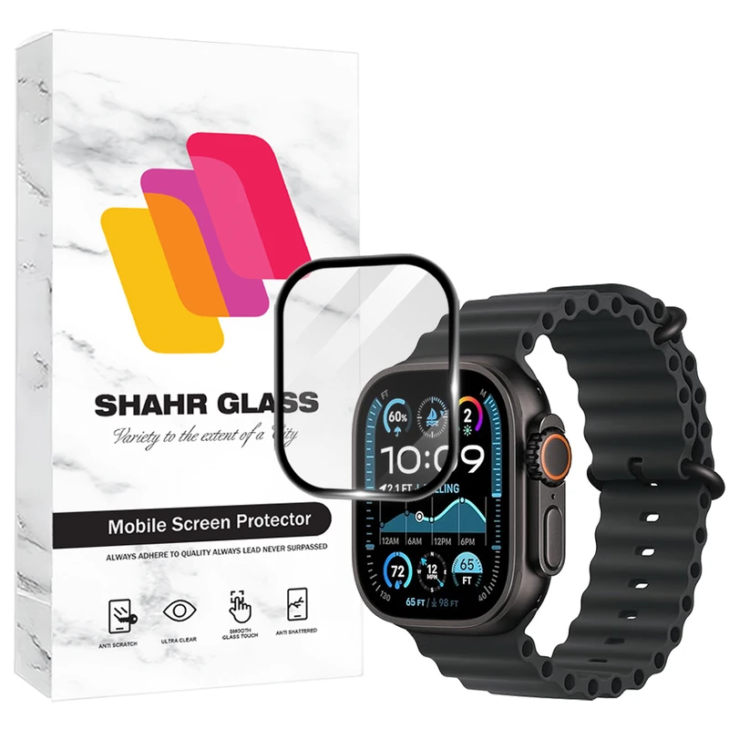 محافظ صفحه نمایش شهر گلس مدل PMMS20 مناسب برای اپل واچ Watch Series 10 46mm