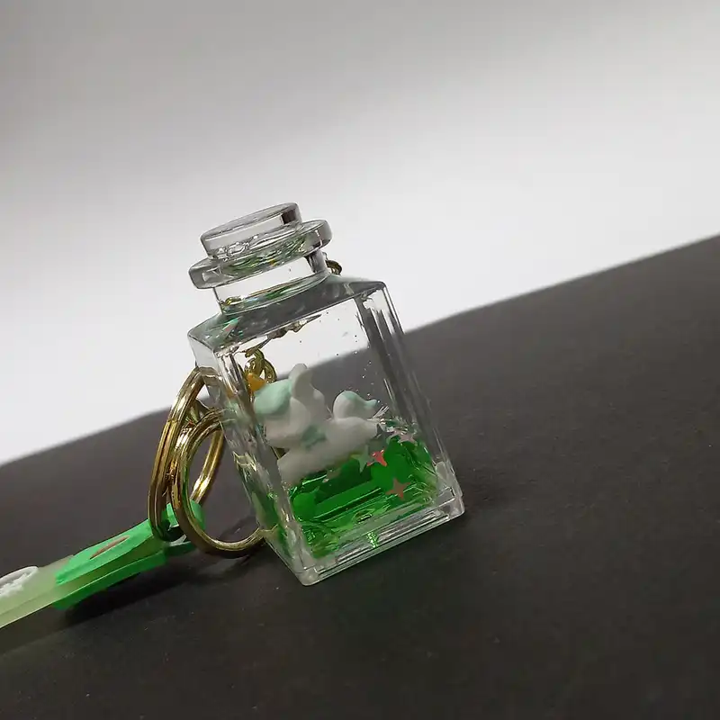 جاکلیدی مدل آکواریومی طرح تک شاخ کد 08