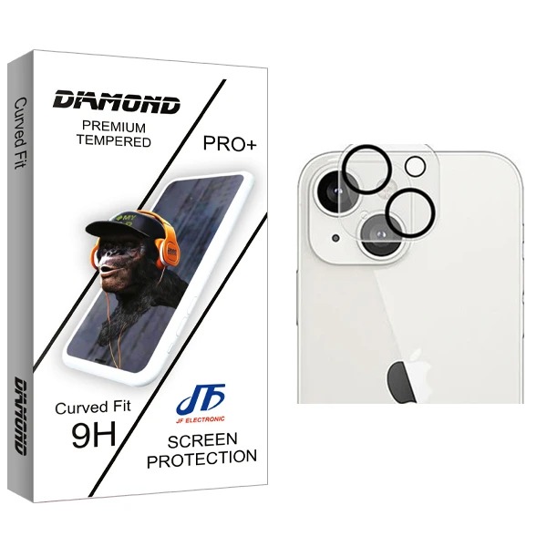 محافظ لنز گوشی جی اف مدل Diamond Glass FLL مناسب برای گوشی موبایل اپل iPhone 13 \ 13 mini