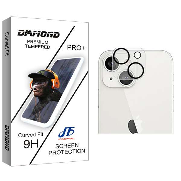 محافظ لنز گوشی جی اف مدل Diamond Glass FLL مناسب برای گوشی موبایل اپل iPhone 13  13 mini