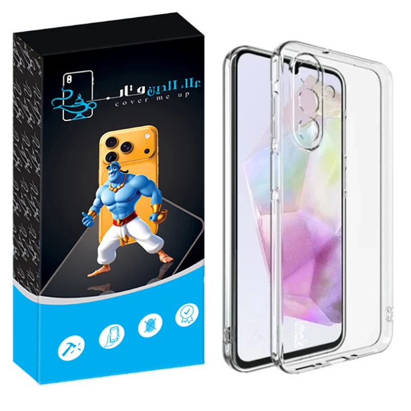 کاور علاالدین قاب مدل Crystal مناسب برای گوشی موبایل سامسونگ Galaxy S24 FE