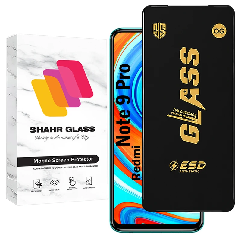 محافظ صفحه نمایش شهر گلس مدل OGESD مناسب برای گوشی موبایل شیائومی Redmi Note 9S/9 Pro 