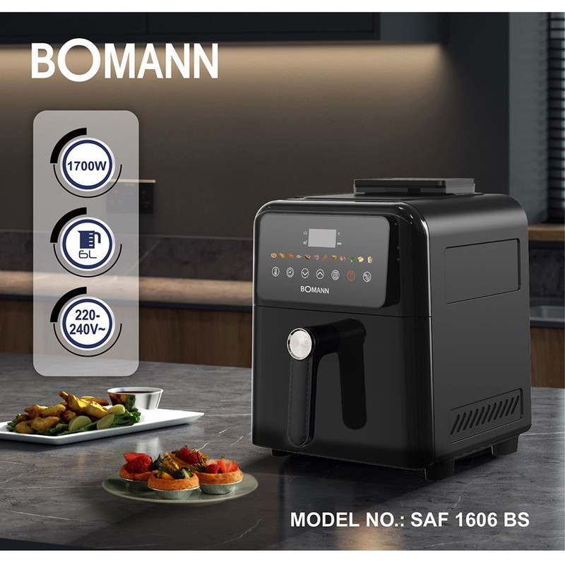 سرخ کن بدون روغن بومن مدل SAF 1606 BS سرخ کن بدون روغن بومن مدل SAF 1606 BS