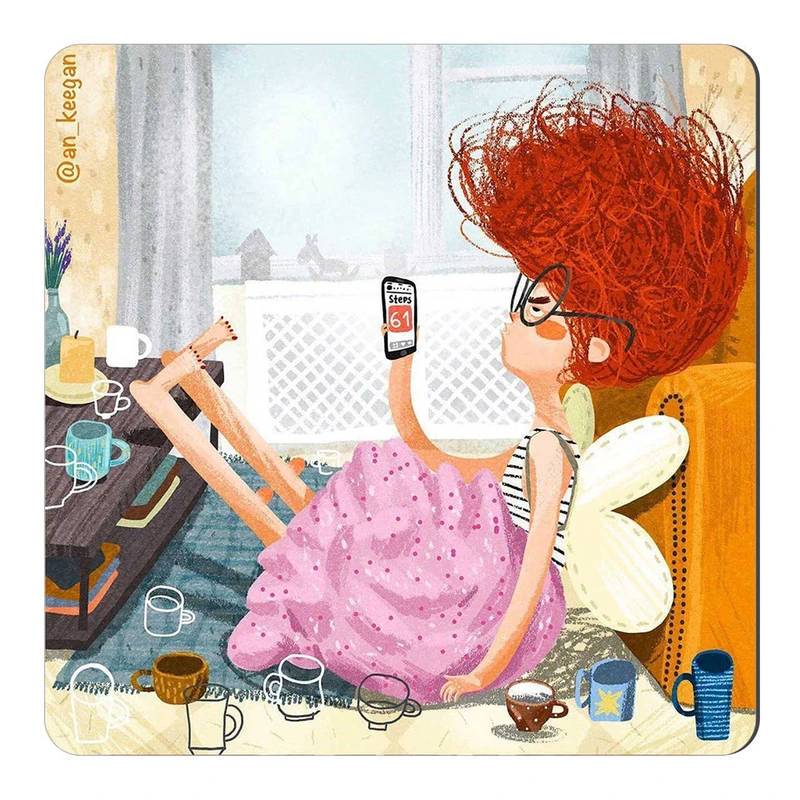  مگنت طرح دختر پریشان کد wmg2036