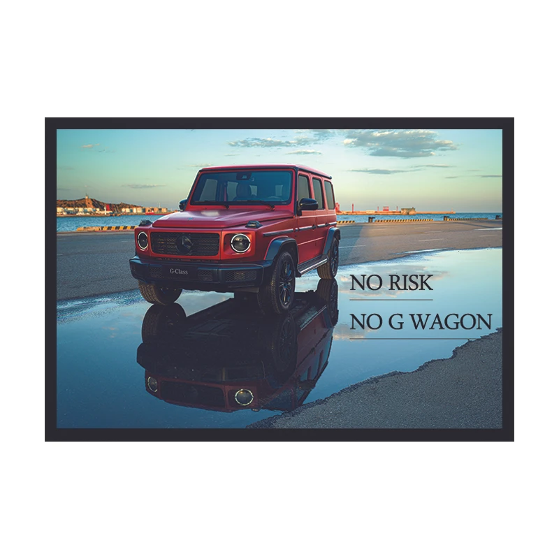 تابلو طرح G WAGON کد 04 فریم مشکی