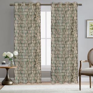 پرده مدل پانچ مدرن سایز 140x280 سانتي متر