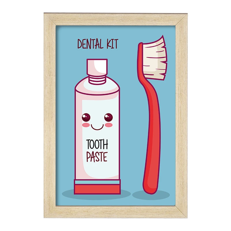 تابلو خندالو مدل دندان و دندان پزشکی کودکانه کد 36699