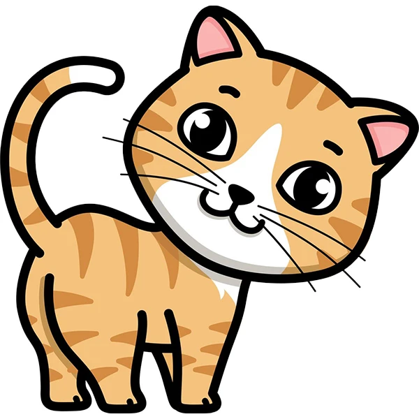 استیکر پارچه و لباس پاد آفرین طرح گربه کد 5368