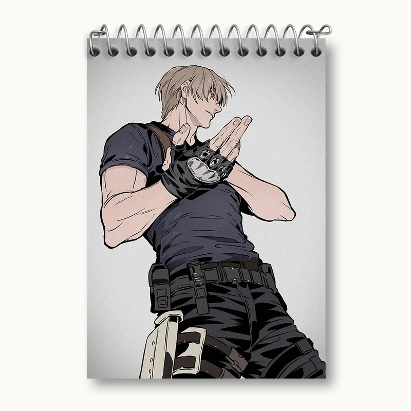 دفتر یادداشت 50 برگ خندالو مدل بازی رزیدنت اویل (Resident Evil) کد 31647