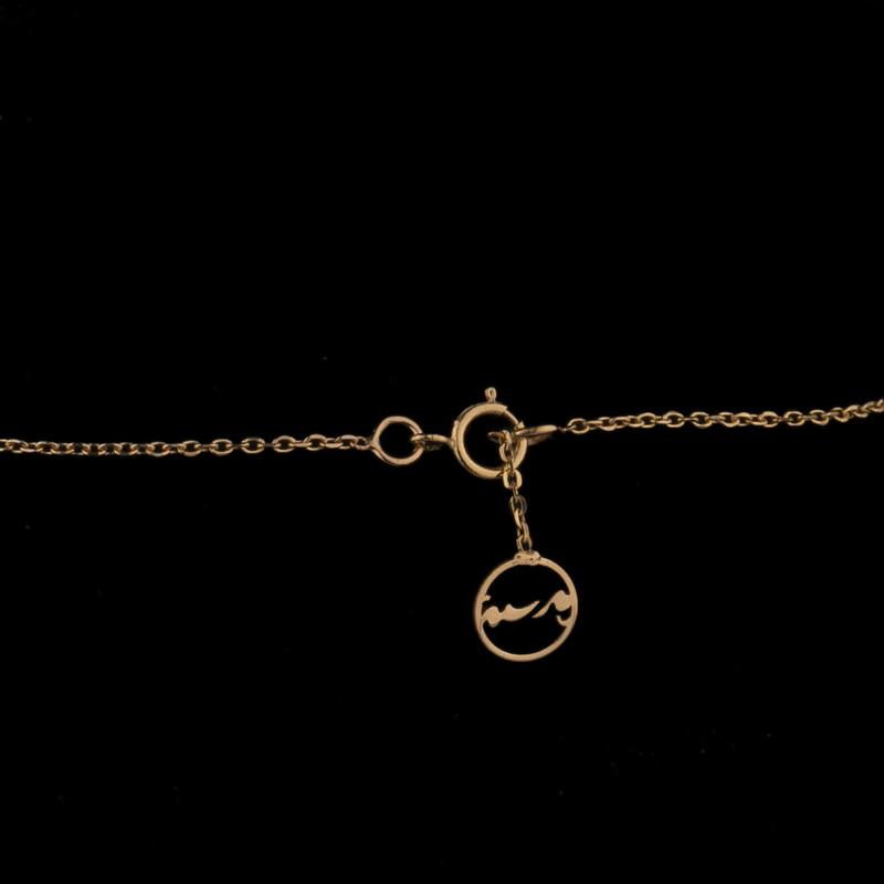 گردنبند طلا 18 عیار دخترانه پرسته مدل WN845 گردنبند طلا 18 عیار دخترانه پرسته مدل WN845