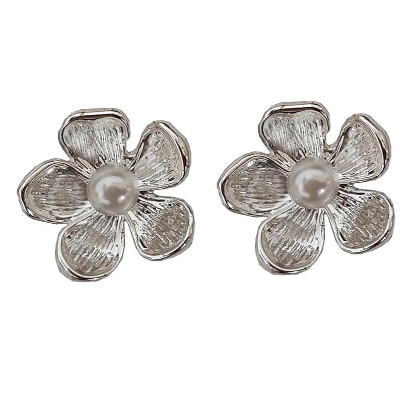 گوشواره میخی زنانه مدل گل کد 08