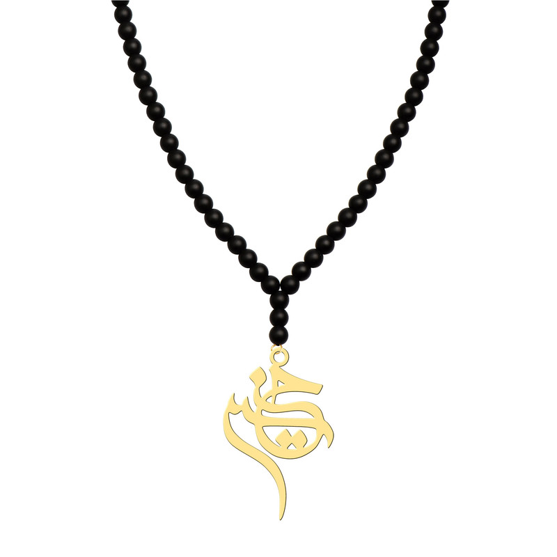 گردنبند طلا 18 عیار زنانه کرابو طرح حسین مدل Kr70949