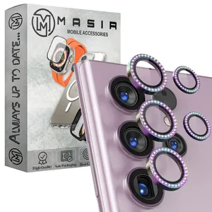 Masir Diamond Ring Camera Lens Protector For Samsung Galaxy S24 Ultra 