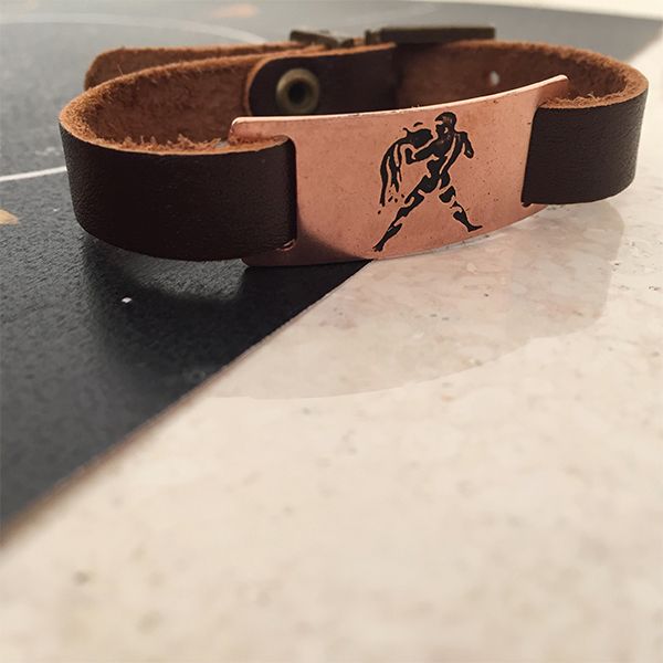 دستبند زنانه دستخط طرح ماه بهمن کد 240 -  - 3