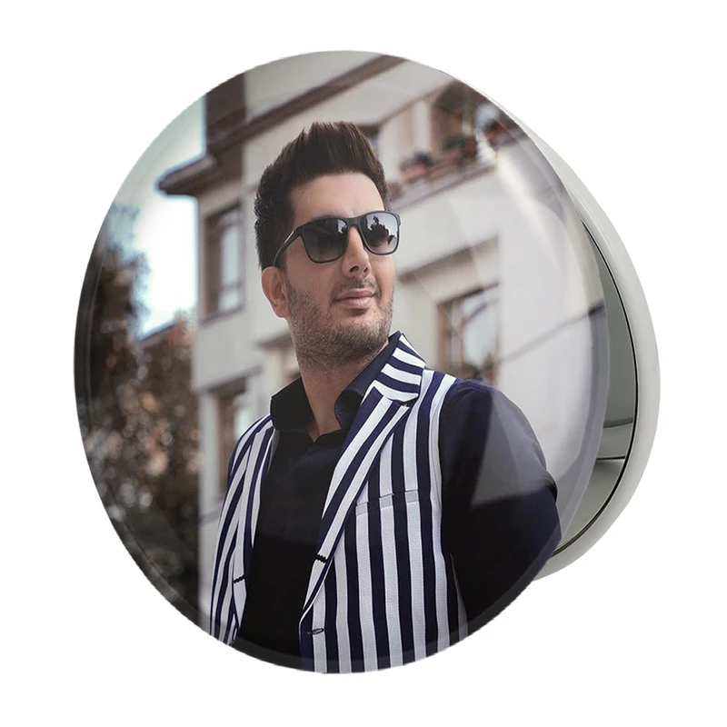 آینه جیبی خندالو طرح فرزاد فرزین مدل تاشو کد 6376 