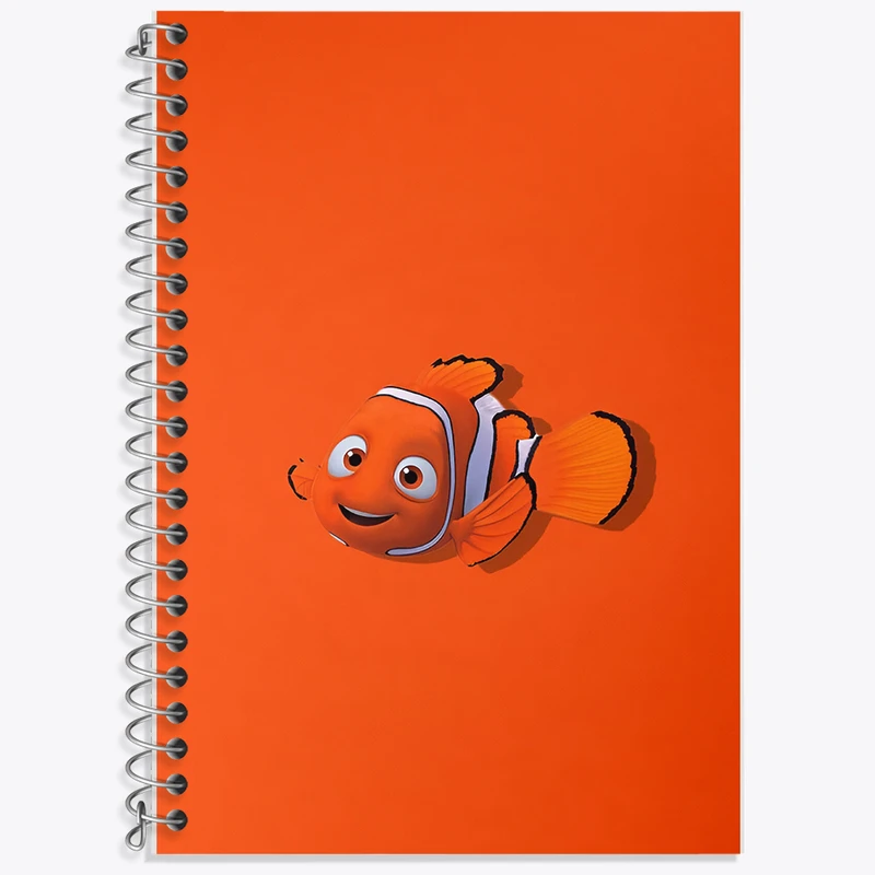 دفتر زبان 50 برگ خندالو مدل سه خط طرح نمو (Nemo) کد N3742