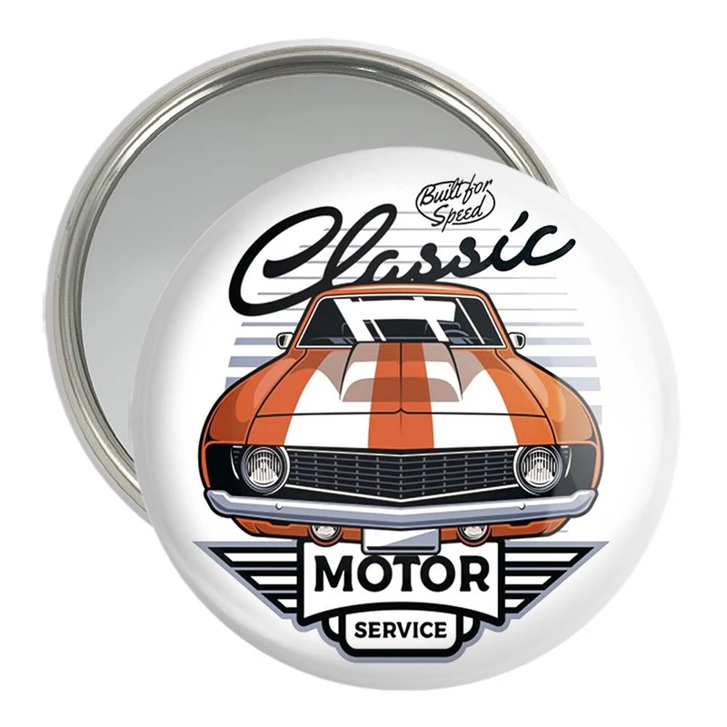 آینه جیبی خندالو مدل ماشین کلاسیک  کد 10352