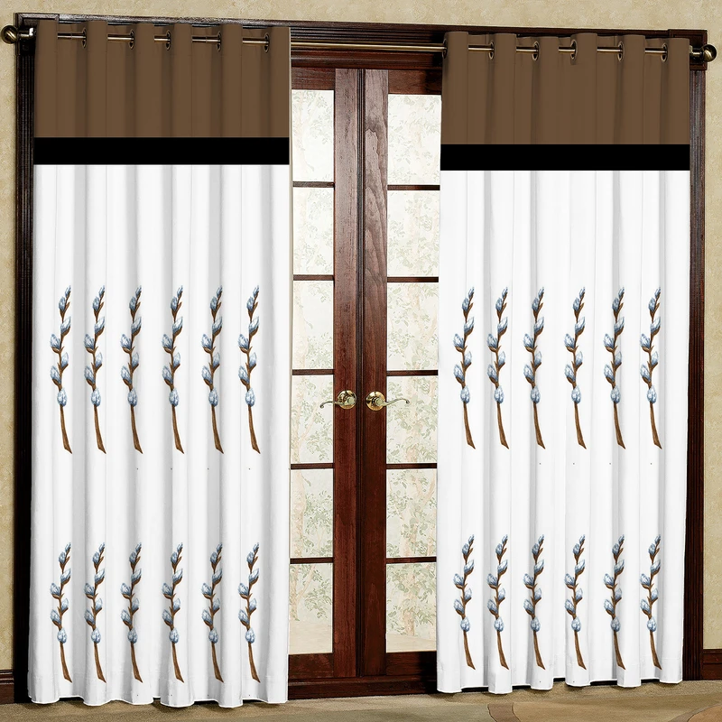   پرده مدل طرح دار مخمل پانچی کد 2364 سایز 140x280 سانتی متر