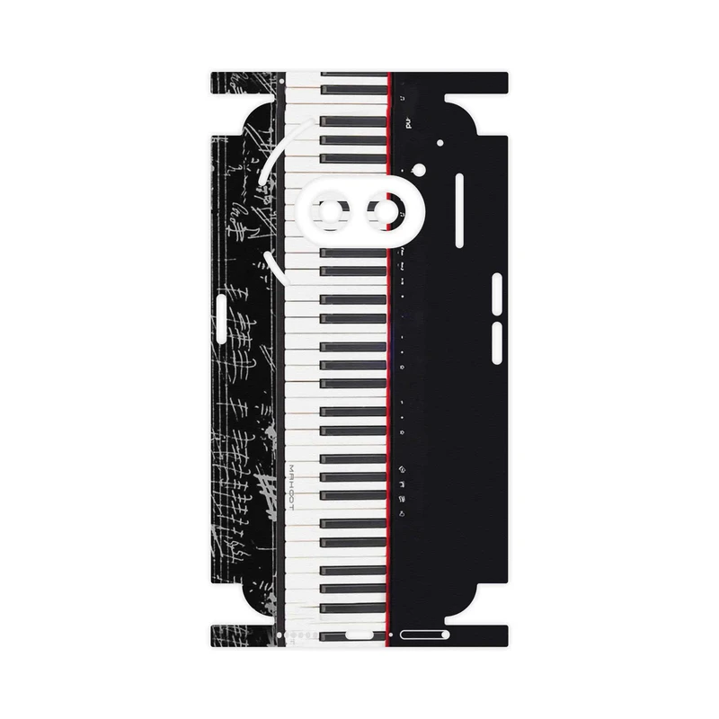 برچسب پوششی ماهوت مدل Piano_Instrument-FullSkin مناسب برای گوشی موبایل ناتینگ Phone 2a