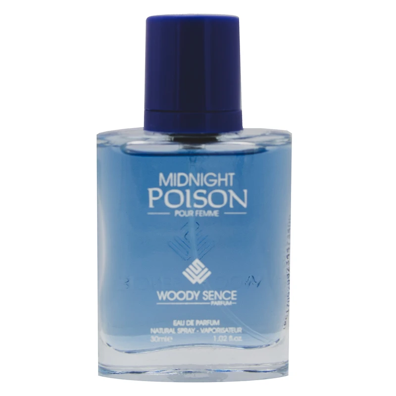 عطر جیبی زنانه وودی سنس مدل Midnight Poison حجم 30 میلی لیتر