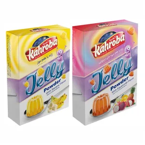 پودر ژله موز و پودر ژله استوایی کهربا - 100 گرم مجموعه 2 عددی