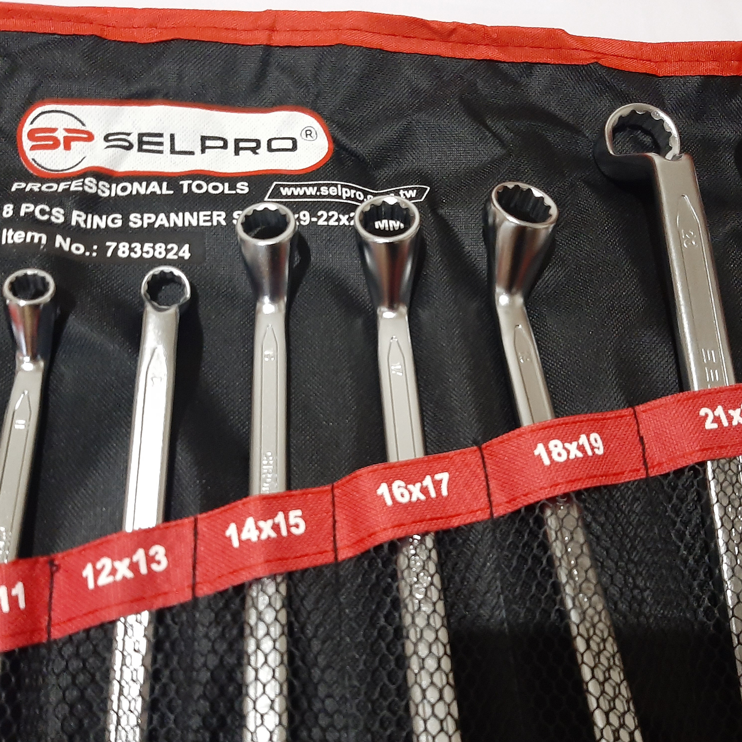 آچار دو سر رینگی سلپرو مدل 7835824 مجموعه 8 عددی آچار دو سر رینگی سلپرو مدل 7835824 مجموعه 8 عددی