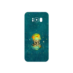 MAHOOT Collage of Earth Face Cover Sticker for Samsung Galaxy S8