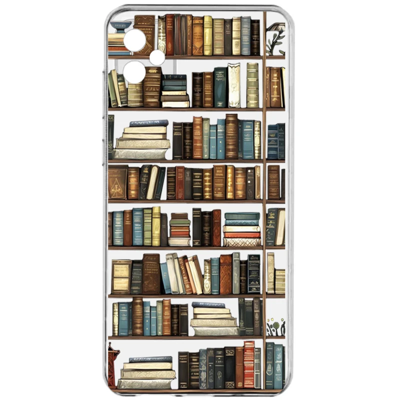 کاور طرح Library مناسب برای گوشی موبایل سامسونگ Galaxy A05