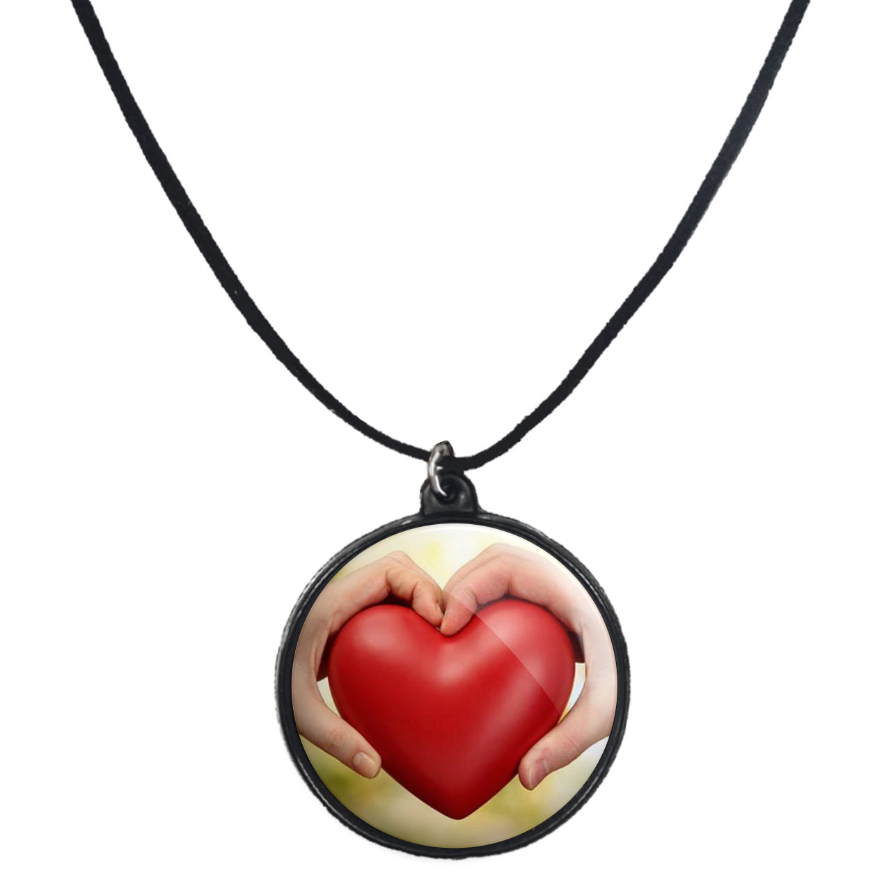 گردنبند پرمانه طرح عاشقانه کد pmb.1258 مدل دو طرفه