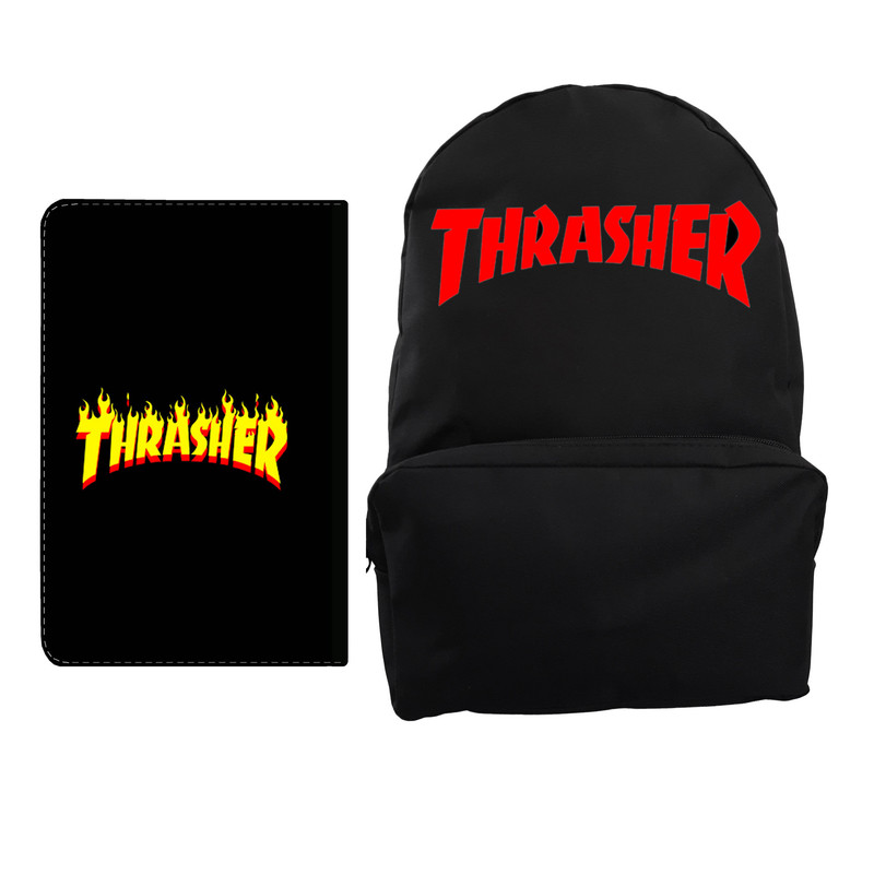کوله پشتی مدل TRASHER کد KP-520 به همراه کلاسور