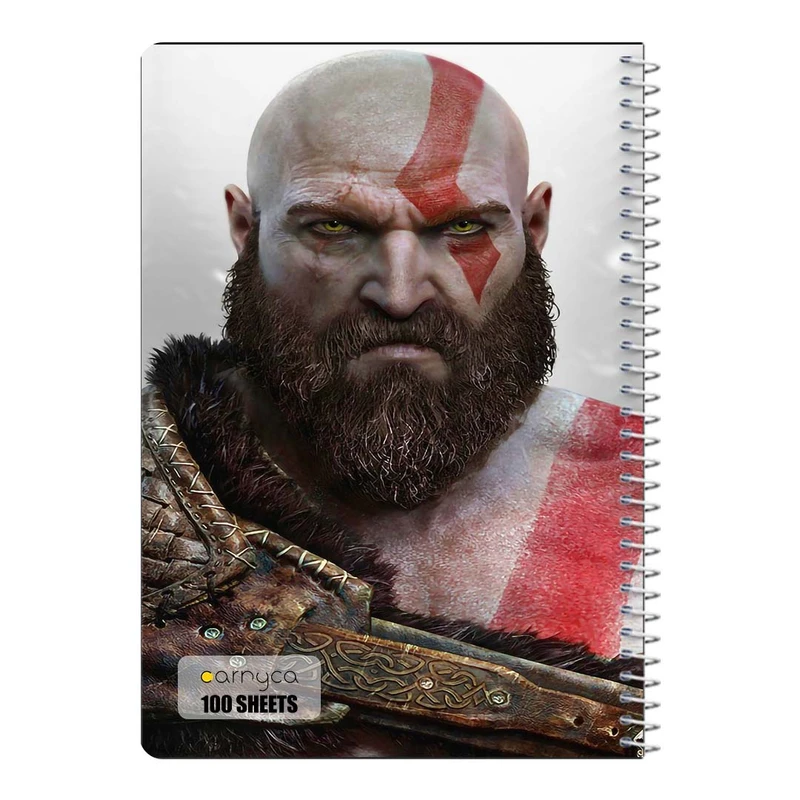 دفتر مشق 100 برگ سیمی کارنیکا طرح گاد اف وار God of War کد 54846
