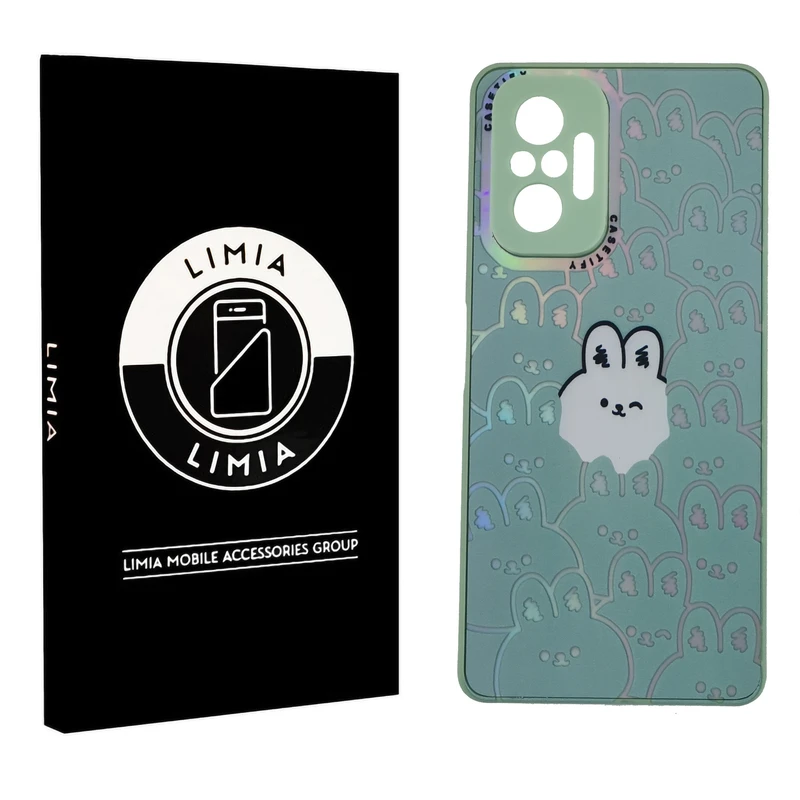 کاور لیمیا مدل فانتزی لنزدار طرح عروسکی شبرنگی مناسب برای گوشی موبایل شیائومی Redmi Note 10 Pro