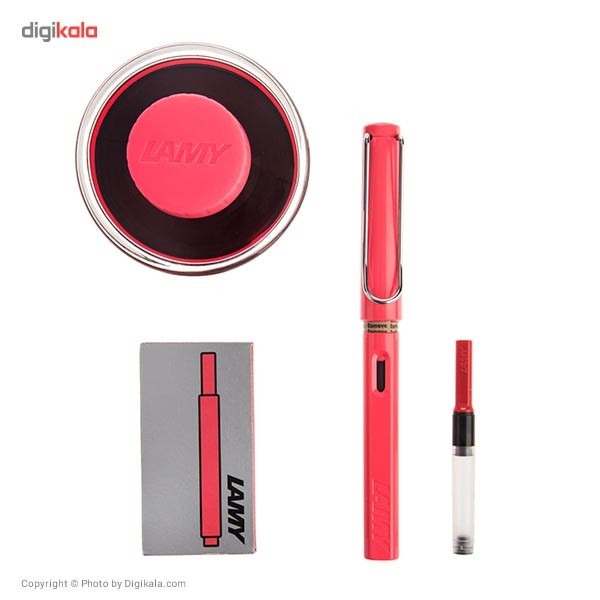 ست خودنویس لامی مدل Safari - قطر نوشتار M به همراه جوهر 50 میلی لیتری